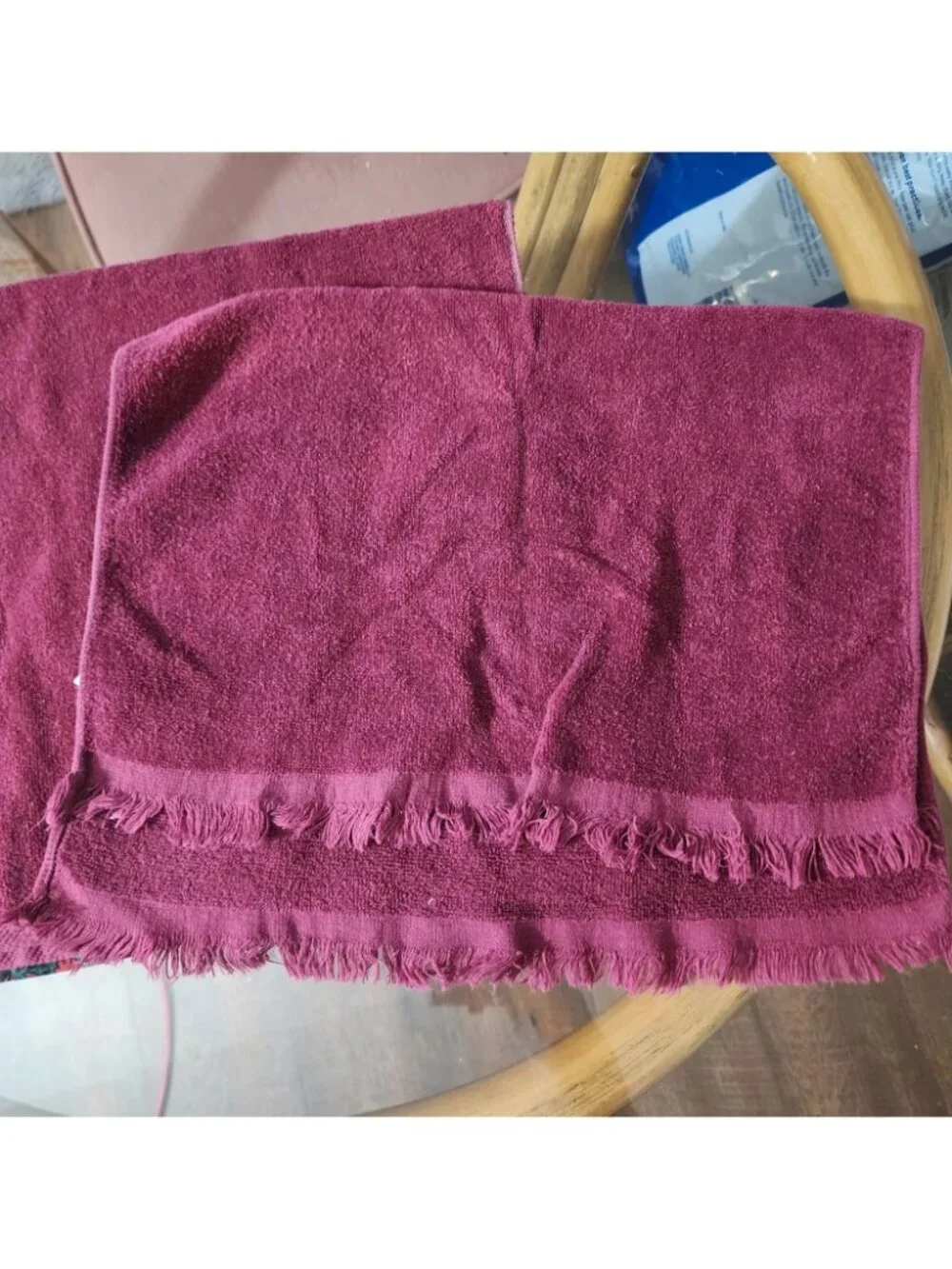Burgandy Hand Towels